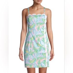 Lily Mercede Stretch Dress in Vitamin Sea